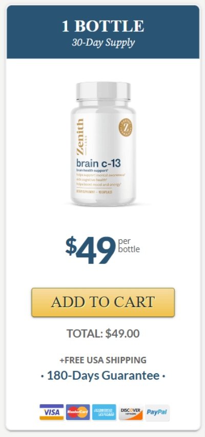 Brain C-13 Buy 1 Bottle